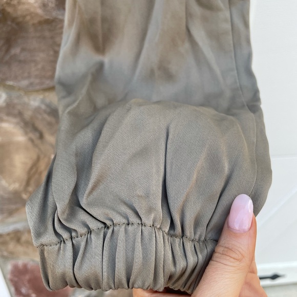 3.1 Phillip Lim Green Cropped Pants Army Jogger Womens 0 XS - Picture 4 of 7